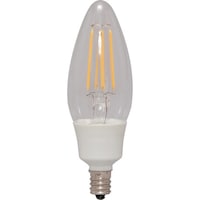アイリスオーヤマ IRIS 567584 LEDフィラメント電球 E12タイプ40形相当 電球色 調光 クリアタイプ LDC4LGE12DFC 1個