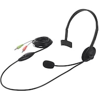 バッファロー BUFFALO ヘッドセット 片耳ヘッドバンド式 ノイズ低減 ブラック