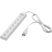 バッファロー BUFFALO 2ピン式電源タップ 7個口 5m ホワイト 集中スイッチ付 BTMWSKL2750WH 1個