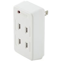 バッファロー BUFFALO トリプルタップ 雷サージ防止付き ホワイト