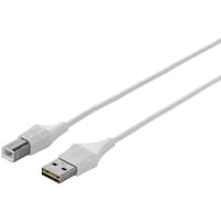 バッファロー BUFFALO どっちもUSB2.0ケーブル(A to B) 2.0m ホワイト BSUABDU220WHA 1個