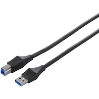 バッファロー BUFFALO ユニバーサルコネクター USB3.0 A to B ケーブル 3.0m ブラック BSUABU330BK 1個