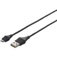 バッファロー BUFFALO どっちもUSB2.0ケーブル(A to microB) 0.2m ブラック BSUAMBDU202BKA 1個