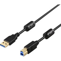 バッファロー BUFFALO USB3.2 Gen1 ケーブル AB フェライトコア付 3m ブラック
