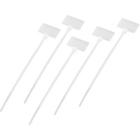 バッファロー BUFFALO 結束バンド(20本)/ホワイト/表示板付き