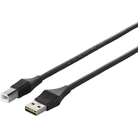 バッファロー BUFFALO どっちもUSB2.0ケーブル(A to B) 1.0m ブラック BSUABDU210BKA 1個