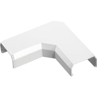 バッファロー BUFFALO 壁用フラットモール 曲がり 幅26mm用 ホワイト