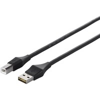 バッファロー BUFFALO どっちもUSB2.0ケーブル(A to B) 2.0m ブラック BSUABDU220BKA 1個