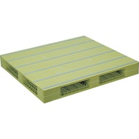 日本プラパレット NPC プラスチックパレット ZFR1111E 両面四方差し ライトグリーン ZFR1111ELG 1枚