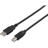 バッファロー BUFFALO USB2.0 A to B 環境対応ケーブル 1.0m ブラック BU2ABK10BK 1個