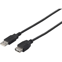 バッファロー BUFFALO USB2.0 A to A 延長ケーブル 1.5m ブラック