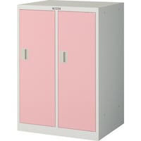 トラスコ中山 TRUSCO ミニロッカー 2連用 ピンク MLK2P 1台