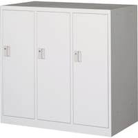 トラスコ中山 TRUSCO ミニロッカー 3連用 ホワイト MLK3W 1台