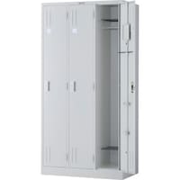 トラスコ中山 TRUSCO スタンダードロッカー 3人用 900X515XH1790 W色 WL37 1台