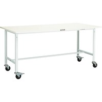 トラスコ中山 TRUSCO 軽荷重作業台(150kg)AE型 900X600XH846 φ100キャスター付 ヤンググリーン色 AE0960C100YG 1台