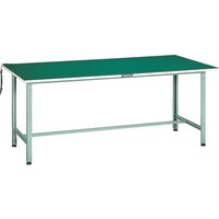 トラスコ中山 TRUSCO 軽荷重作業台(300kg)AE型 1500X750XH742 帯電防止マット張り ホワイト色 AE1500DW 1台