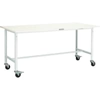 トラスコ中山 TRUSCO 軽荷重作業台(150kg)AE型 1800X900XH846 φ100キャスター付 ダークグレー色 AE1809C100DG 1台