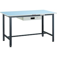 トラスコ中山 TRUSCO 軽荷重作業台(250kg)BE型 1200X750XH740 薄型1段引出付 ダークグレー色 BE1275UDK1 1台