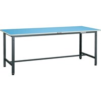 トラスコ中山 TRUSCO 軽荷重作業台(250kg)BE型 1500X600XH740 基本タイプ ダークグレー色 BE1560 1台