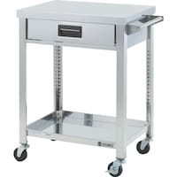 東製作所 アズマ ステンレスワゴンWGシリーズ 600×450×800 2段 引出し付 WGO2600K 1台