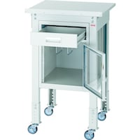 大阪製罐 OS 昇降式作業台 指示書デスク 引出し321×327×59mm ロッカー330×433×349mm SD65H 1台