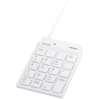 バッファロー BUFFALO スリムテンキーボード Tabキー付き ホワイト BSTK11WH 1個