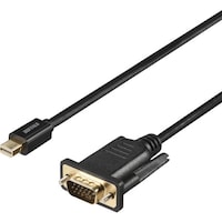 バッファロー BUFFALO miniDPVGA 変換ケーブル 2m ブラック BMDPVG20BK 1個