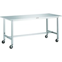 トラスコ中山 TRUSCO SW3型オールステンレス作業台 (導電ステンレス金具車輪付・SUS304) 900×600 SW30960CD100 1台