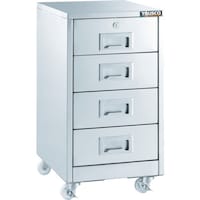 トラスコ中山 TRUSCO SUS304 4段ワゴン 340X410XH630 SWA 1台