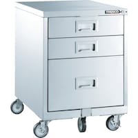 トラスコ中山 TRUSCO SUS304 3段ワゴン 445X570XH630 SWB 1台