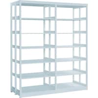 トラスコ中山 TRUSCO 複柱書架 単式 B5縦 W900XD220XH1944 6段 BSDS63T6 1台