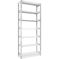 トラスコ中山 TRUSCO 複柱書架 単式 A4横 W900XD320XH2244 6段 BSDS73Y6 1台