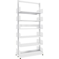 トラスコ中山 TRUSCO 単柱書架 複式 B5縦 W900XD220XH1975 6段 BSSD63T6 1台