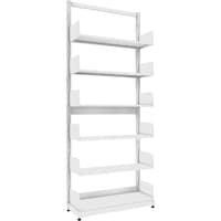 トラスコ中山 TRUSCO 単柱書架 単式 A4横 W900XD320XH2275 6段 BSSS73Y6 1台