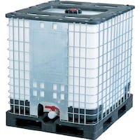 三甲 サンコー 液体・粉体輸送コンテナー 807070 サンバルク#1000(UN有)ブラック/ホワイト SKIBC1000 1台