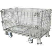 サンキン サンキン メッシュパレット 100mmキャスター付 SC1S 1台