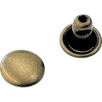 ユタカメイク ユタカメイク 平ベルト金具 両面カシメ 小オス・メス(各10個)