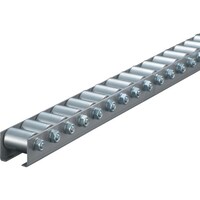 トラスコ中山 TRUSCO ホイールコンベヤ プレス製Φ20X25 P35XL2000 V2025P352000 1台