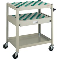 トラスコ中山 TRUSCO TCW型ツーリングワゴン #30X57個 スライド棚型 ネオグレー TCWT302CA 1台