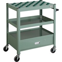 トラスコ中山 TRUSCO TCW型ツーリングワゴン #30X30個 引出し付 緑 TCWT302DA 1台