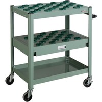 トラスコ中山 TRUSCO TCW型ツーリングワゴン #40X45個 スライド棚型 緑 TCWT402CA 1台