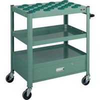 トラスコ中山 TRUSCO TCW型ツーリングワゴン #40X24個 引出し付 緑 TCWT402DA 1台