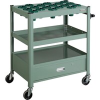 トラスコ中山 TRUSCO TCW型ツーリングワゴン #50X18個 引出し付 緑 TCWT502DA 1台