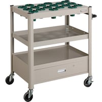 トラスコ中山 TRUSCO TCW型ツーリングワゴン #50X18個 引出し付 ネオグレー TCWT502DA 1台