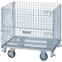 トラスコ中山 TRUSCO ネットパレットキャスター付 800X1000X955 700kg T0810GNS 1台