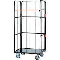 トラスコ中山 TRUSCO カゴ車 ハイテナー軽量型A 直進仕様 800X600X1700mm THT1LA 1台