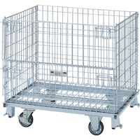 トラスコ中山 TRUSCO ネットパレット車輪付 1000X800X935 500kg TNP3NS 1台