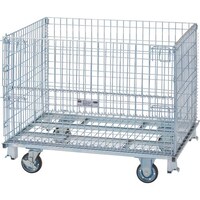 トラスコ中山 TRUSCO ネットパレット車輪付 1200X1000X995 700kg TNP4NS 1台