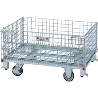 トラスコ中山 TRUSCO ネットパレット車輪付 1000X800X575 500kg用 TNP6NS 1台