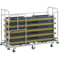 ノーリツイス ノーリツ 折りたたみテーブル用台車(6輪タイプ ダンパー付き) TD450D 1台